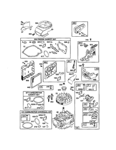 Part Location Diagram of 126T02-0625 Briggs and Stratton Engine